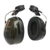 Coquilles antibruit PELTOR™ Optime™ II, 30 dB, vert, monté sur casque, H520P3E-410-GQ